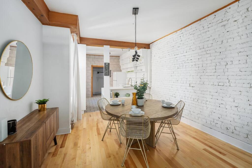 蒙特利尔Chic Mile-End 3Br Getaway - Free Parking, Sleeps 8公寓 外观 照片